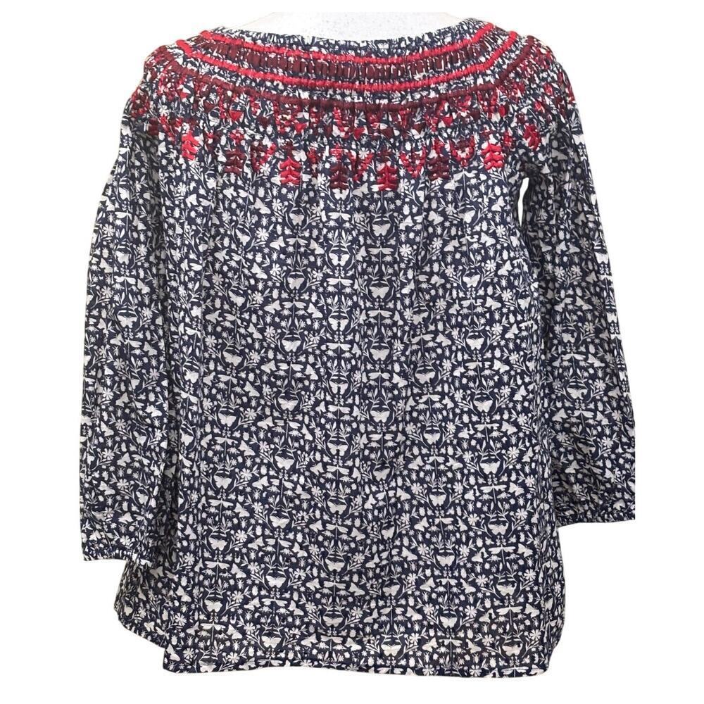 Ranna Gill butterfly/floral top, embroidery, artisan, bohemian, folksy, festival